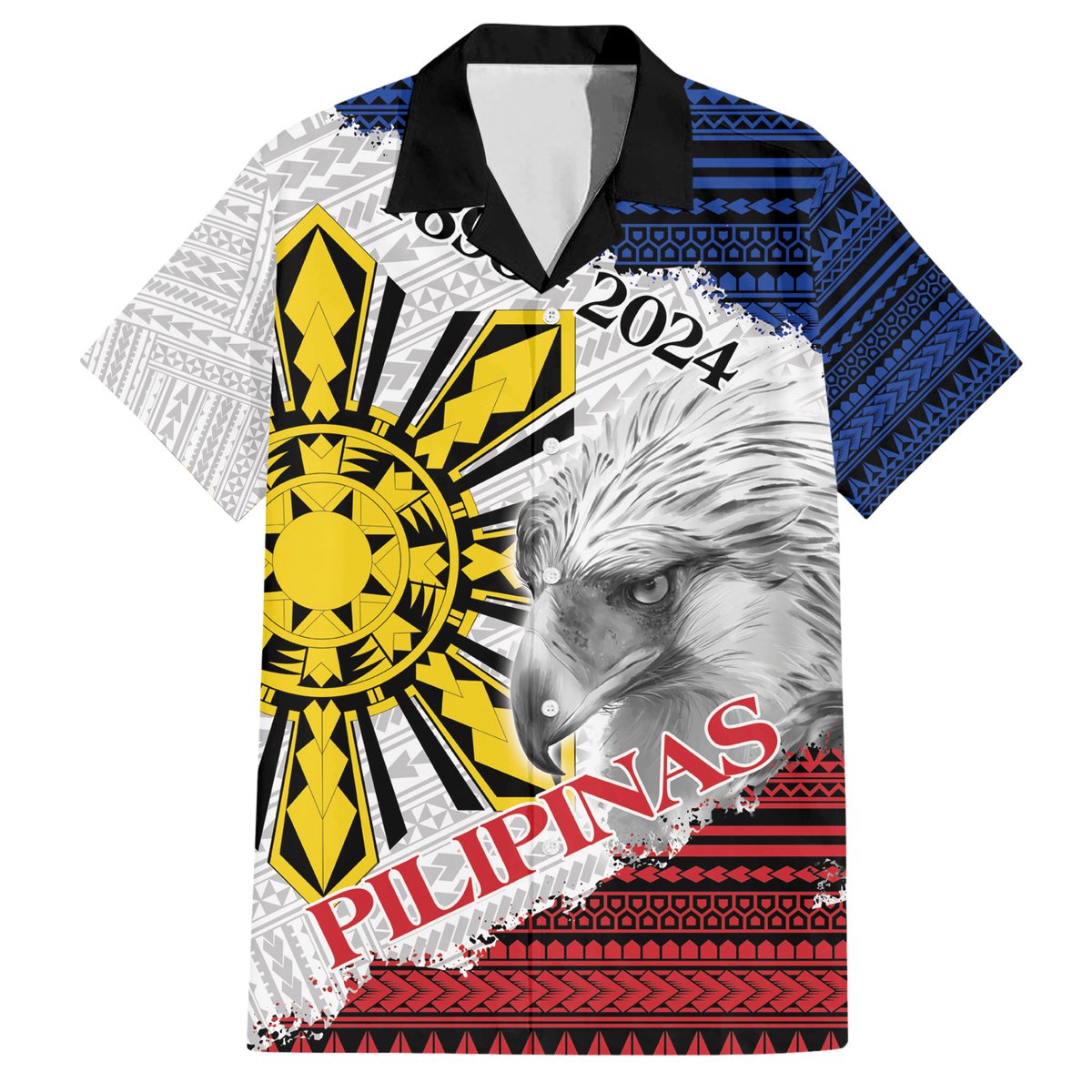Philippines 126th Independence Day Hawaiian Shirt Pilipinas Hunyo 12 Maligayang Araw ng Kalayaan LT9 White - Polynesian Pride