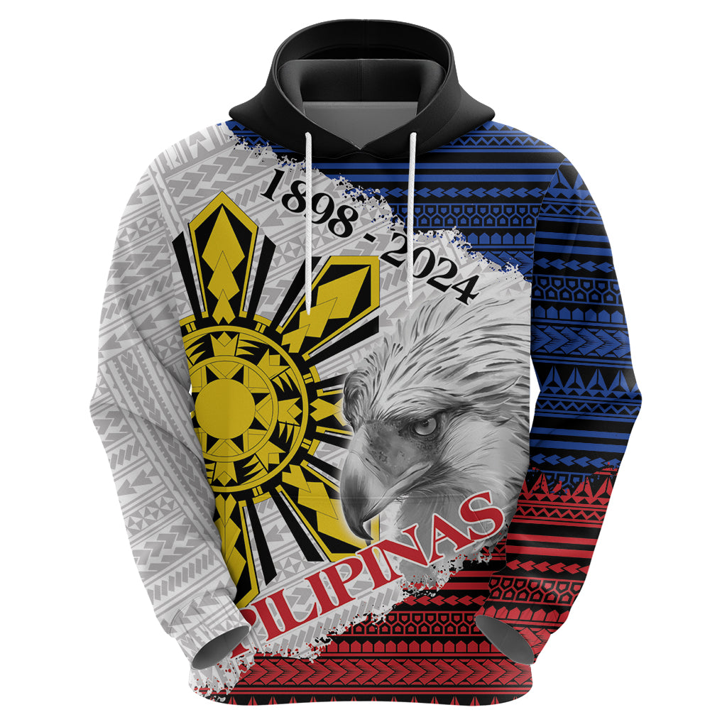 Philippines 126th Independence Day Hoodie Pilipinas Hunyo 12 Maligayang Araw ng Kalayaan LT9 - Polynesian Pride