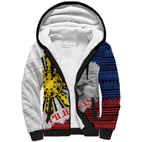Philippines 126th Independence Day Sherpa Hoodie Pilipinas Hunyo 12 Maligayang Araw ng Kalayaan LT9 Unisex White - Polynesian Pride