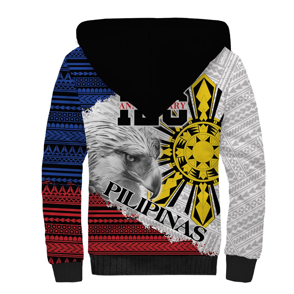 Philippines 126th Independence Day Sherpa Hoodie Pilipinas Hunyo 12 Maligayang Araw ng Kalayaan LT9 - Polynesian Pride