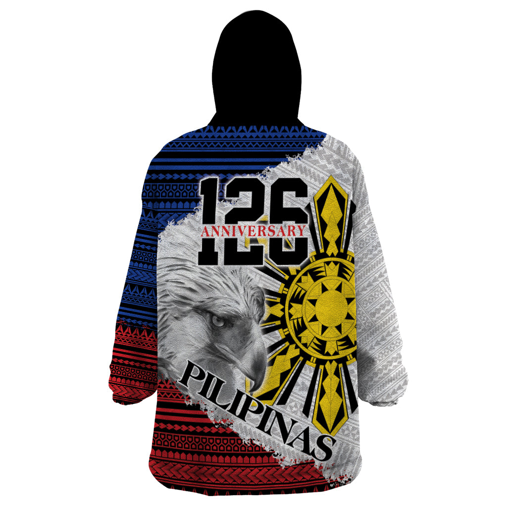 Philippines 126th Independence Day Wearable Blanket Hoodie Pilipinas Hunyo 12 Maligayang Araw ng Kalayaan LT9 - Polynesian Pride