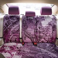 Pacific Beauty Girl Back Car Seat Cover Pink Polyneisan Tribal Vintage Motif LT9 - Polynesian Pride