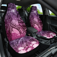 Pacific Beauty Girl Car Seat Cover Pink Polyneisan Tribal Vintage Motif LT9 One Size Pink - Polynesian Pride