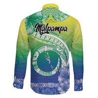 Malpampa Vanuatu Family Matching Puletasi and Hawaiian Shirt Hibiscus Sand Drawing with Pacific Pattern