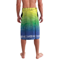 Malpampa Vanuatu Lavalava Hibiscus Sand Drawing with Pacific Pattern