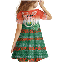 Penama Vanuatu Family Matching Mermaid Dress and Hawaiian Shirt Hibiscus Sand Drawing with Pacific Pattern LT9 - Polynesian Pride