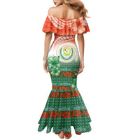Penama Vanuatu Family Matching Mermaid Dress and Hawaiian Shirt Hibiscus Sand Drawing with Pacific Pattern LT9 - Polynesian Pride