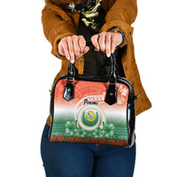 Penama Vanuatu Shoulder Handbag Hibiscus Sand Drawing with Pacific Pattern