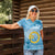 Sanma Vanuatu Women Polo Shirt Hibiscus Sand Drawing with Pacific Pattern