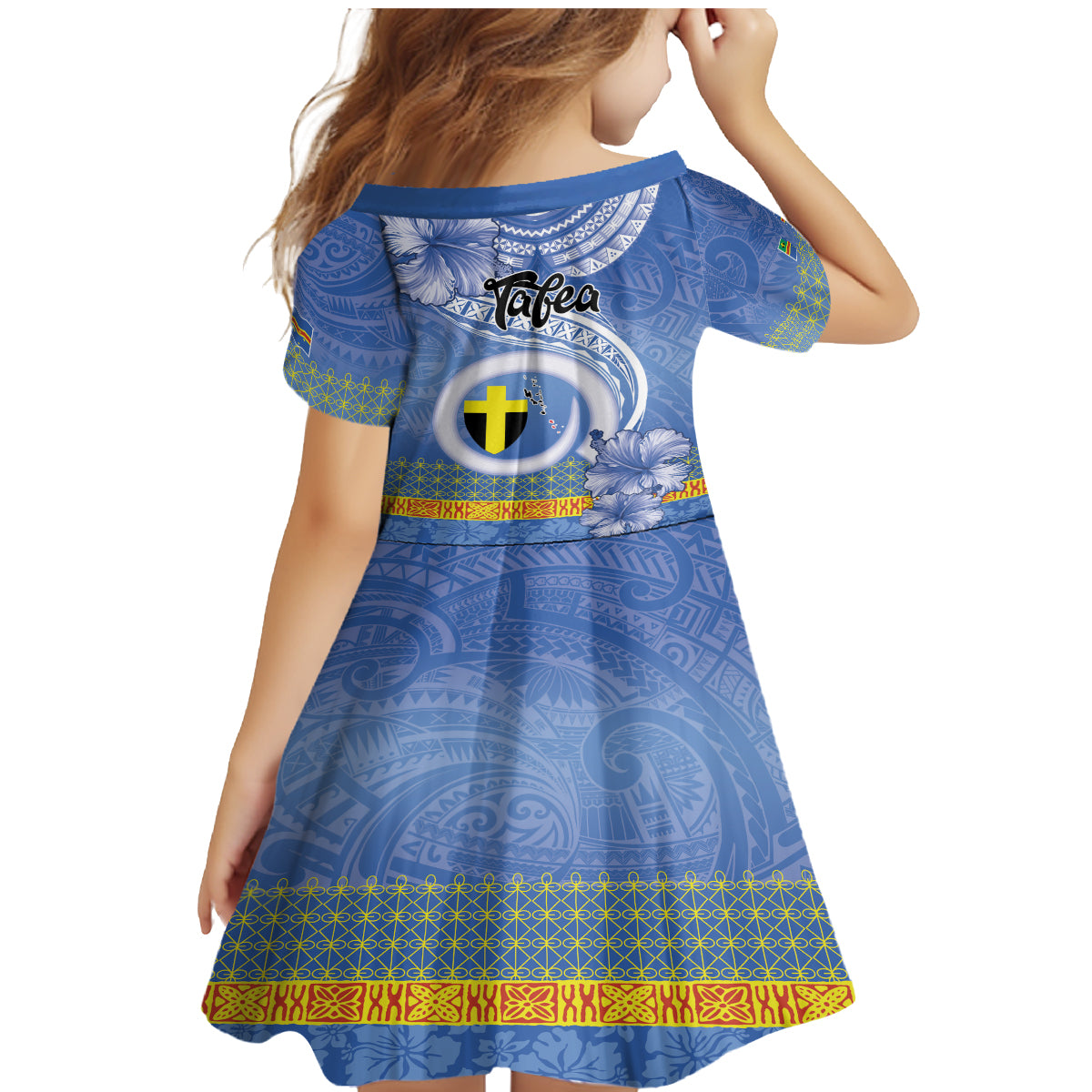 Tafea Vanuatu Family Matching Mermaid Dress and Hawaiian Shirt Hibiscus Sand Drawing with Pacific Pattern LT9 - Polynesian Pride