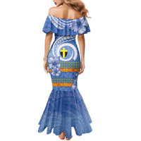 Tafea Vanuatu Family Matching Mermaid Dress and Hawaiian Shirt Hibiscus Sand Drawing with Pacific Pattern LT9 - Polynesian Pride