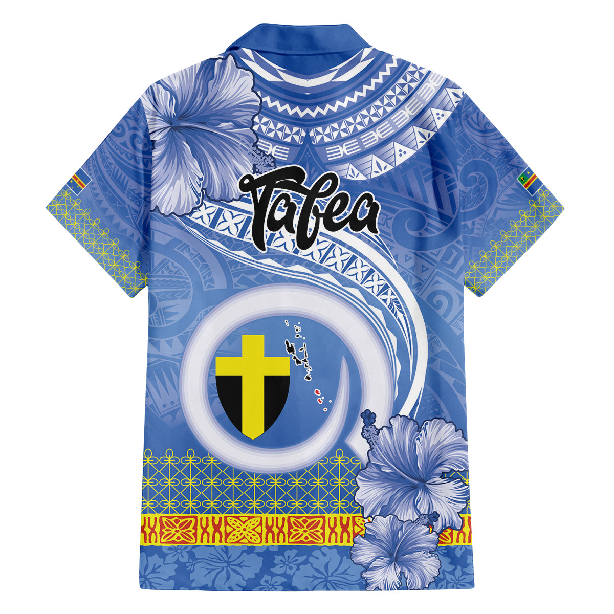 Tafea Vanuatu Family Matching Off The Shoulder Long Sleeve Dress and Hawaiian Shirt Hibiscus Sand Drawing with Pacific Pattern LT9 - Polynesian Pride