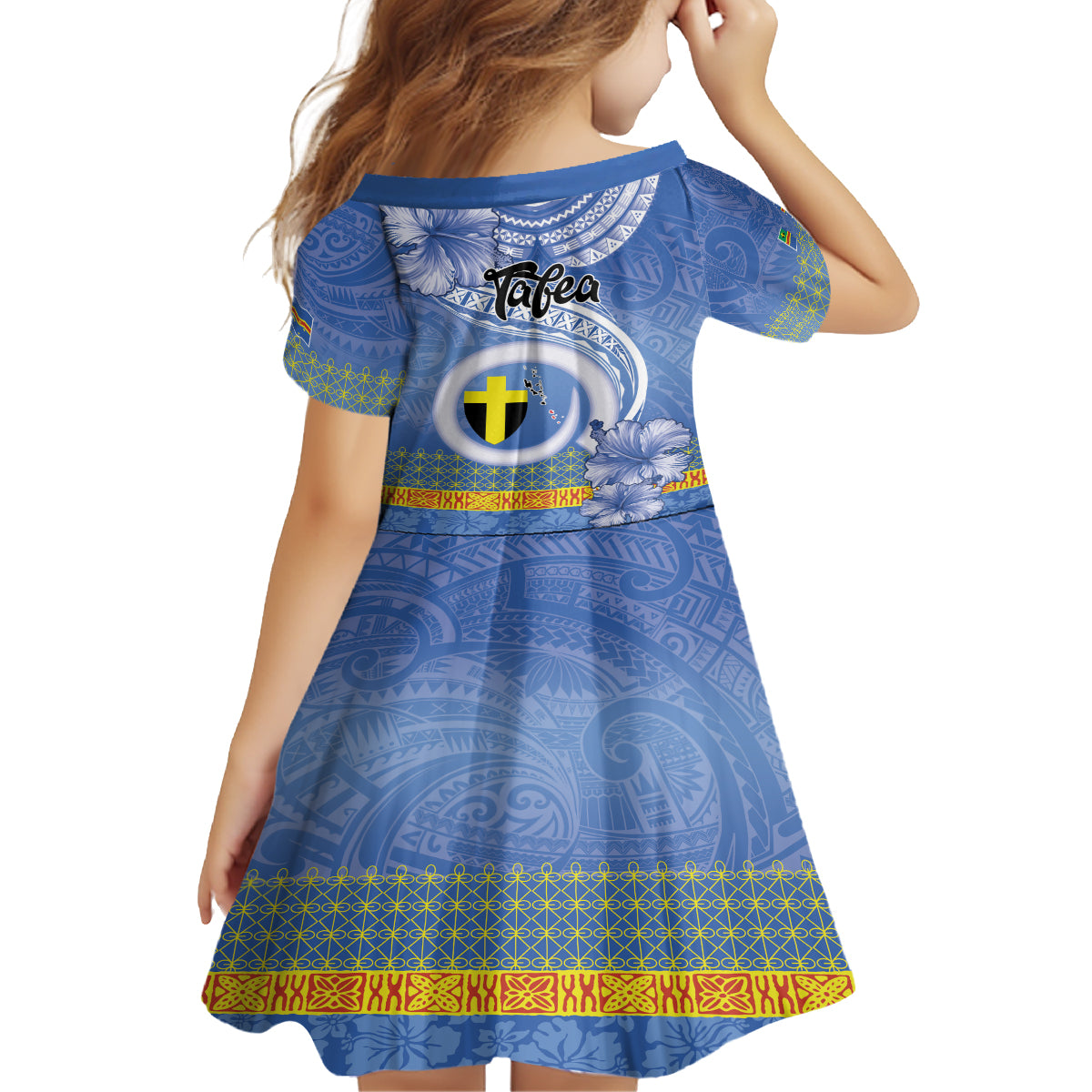 Tafea Vanuatu Family Matching Tank Maxi Dress and Hawaiian Shirt Hibiscus Sand Drawing with Pacific Pattern LT9 - Polynesian Pride