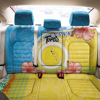 Torba Vanuatu Back Car Seat Cover Hibiscus Sand Drawing with Pacific Pattern