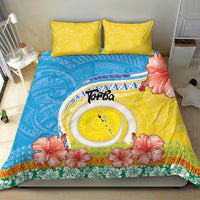 Torba Vanuatu Bedding Set Hibiscus Sand Drawing with Pacific Pattern