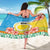 Torba Vanuatu Sarong Hibiscus Sand Drawing with Pacific Pattern