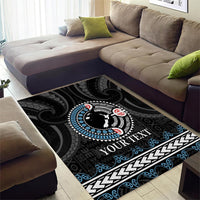 Custom Fiji and New Zealand Area Rug Maori Fern Mix Tapa Tribal Unique LT9 - Polynesian Pride