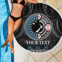 Custom Fiji and New Zealand Beach Blanket Maori Fern Mix Tapa Tribal Unique LT9 - Polynesian Pride