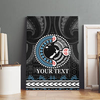 Custom Fiji and New Zealand Canvas Wall Art Maori Fern Mix Tapa Tribal Unique LT9 - Polynesian Pride