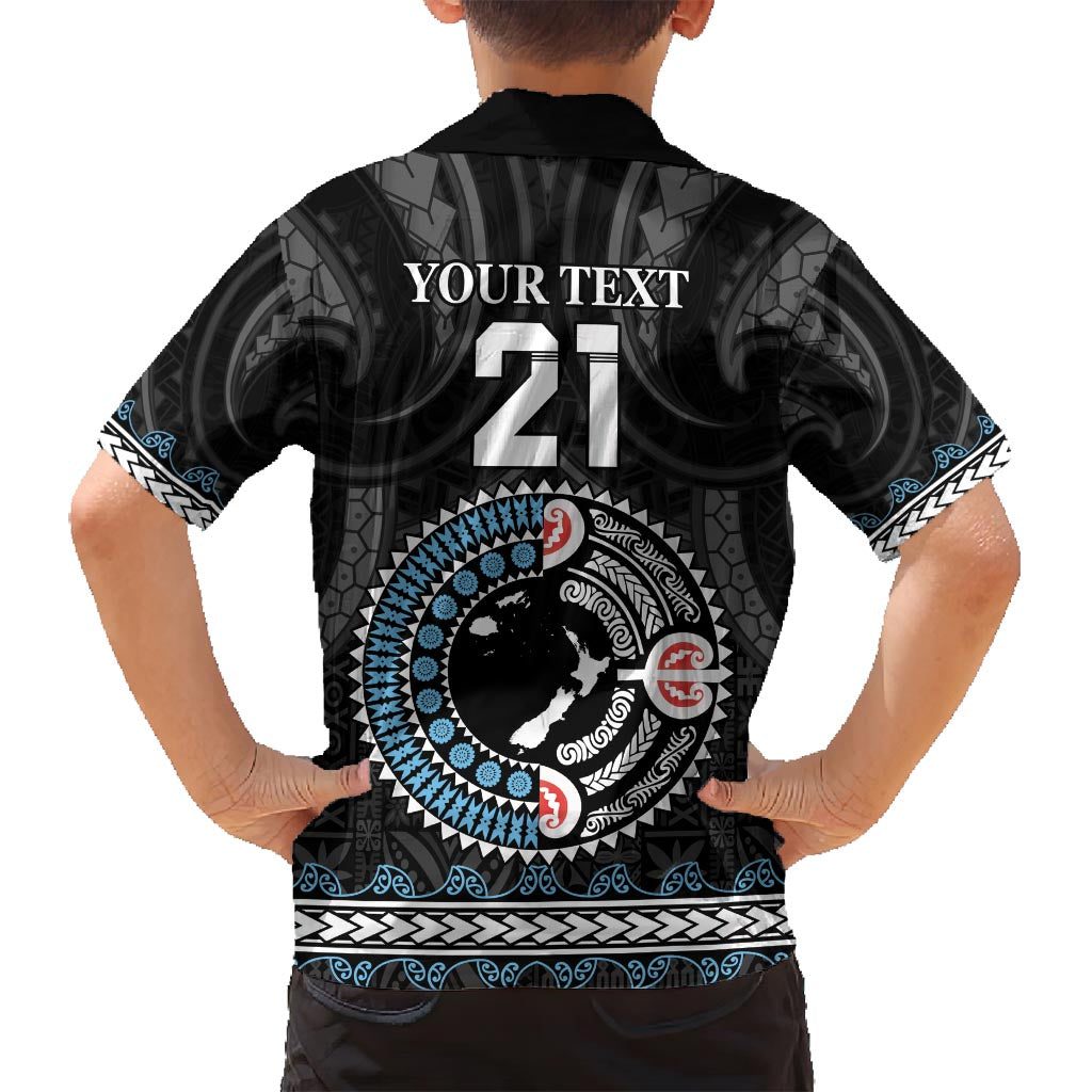 Custom Fiji and New Zealand Family Matching Summer Maxi Dress and Hawaiian Shirt Maori Fern Mix Tapa Tribal Unique LT9 - Polynesian Pride