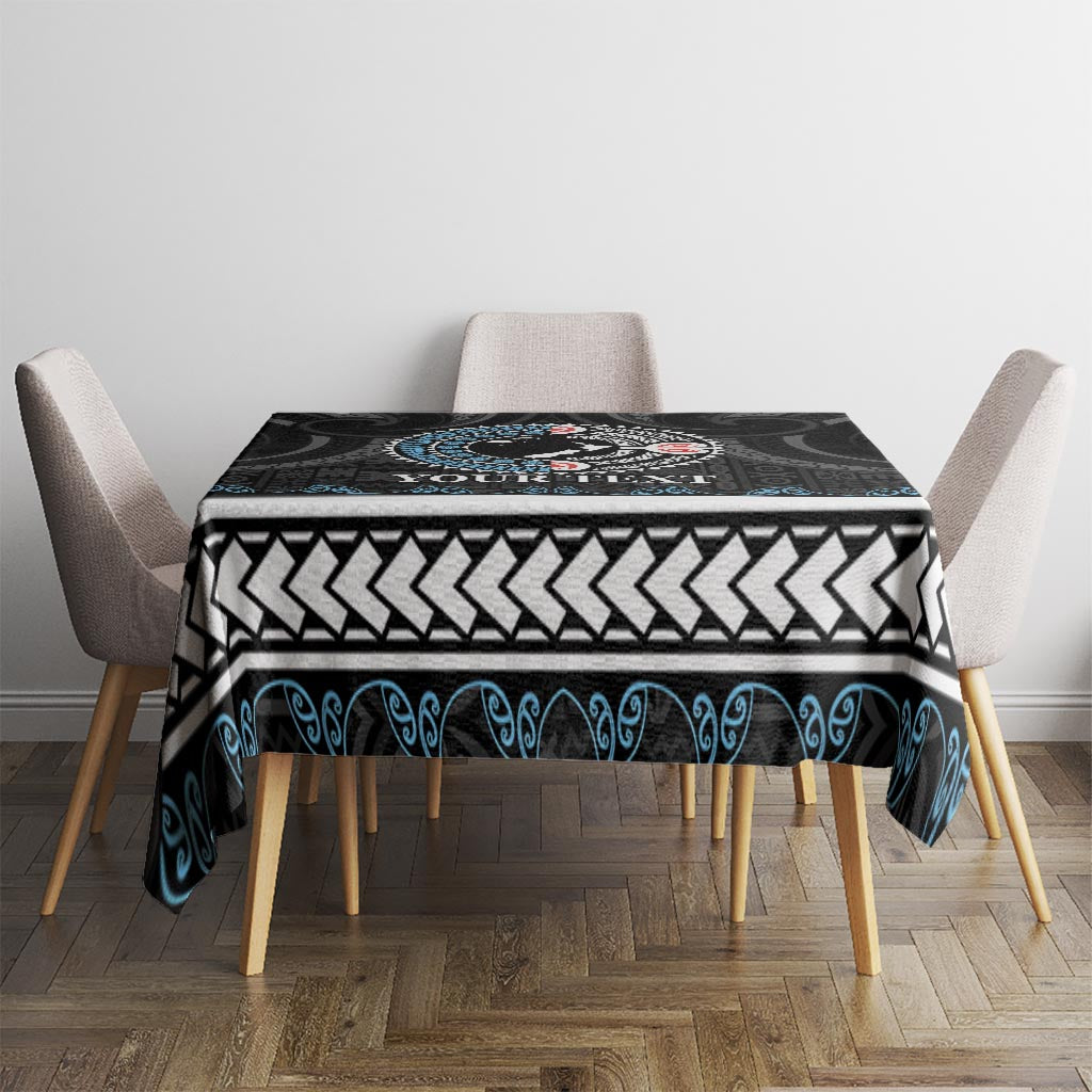 Custom Fiji and New Zealand Tablecloth Maori Fern Mix Tapa Tribal Unique LT9 - Polynesian Pride