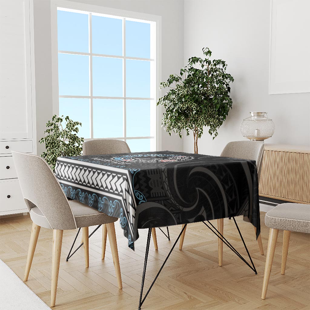 Custom Fiji and New Zealand Tablecloth Maori Fern Mix Tapa Tribal Unique LT9 - Polynesian Pride