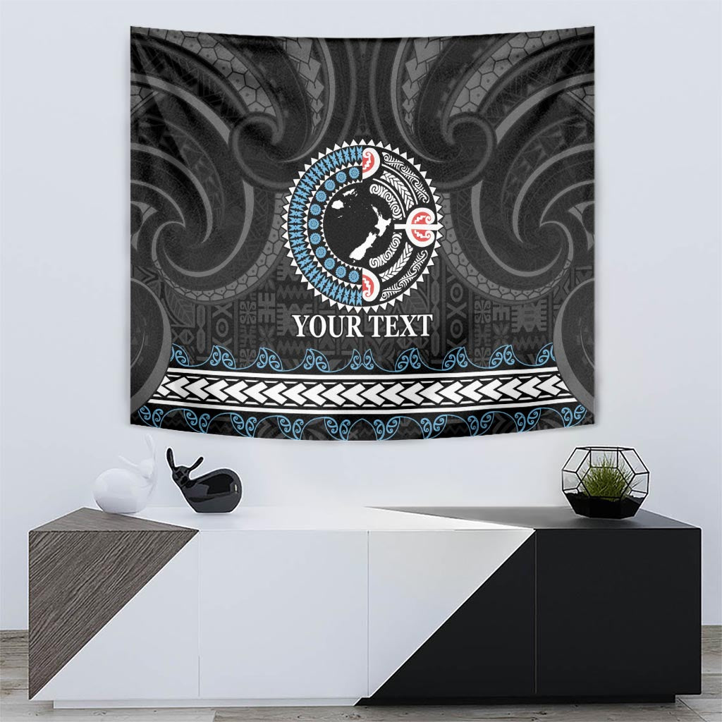 Custom Fiji and New Zealand Tapestry Maori Fern Mix Tapa Tribal Unique LT9 - Polynesian Pride