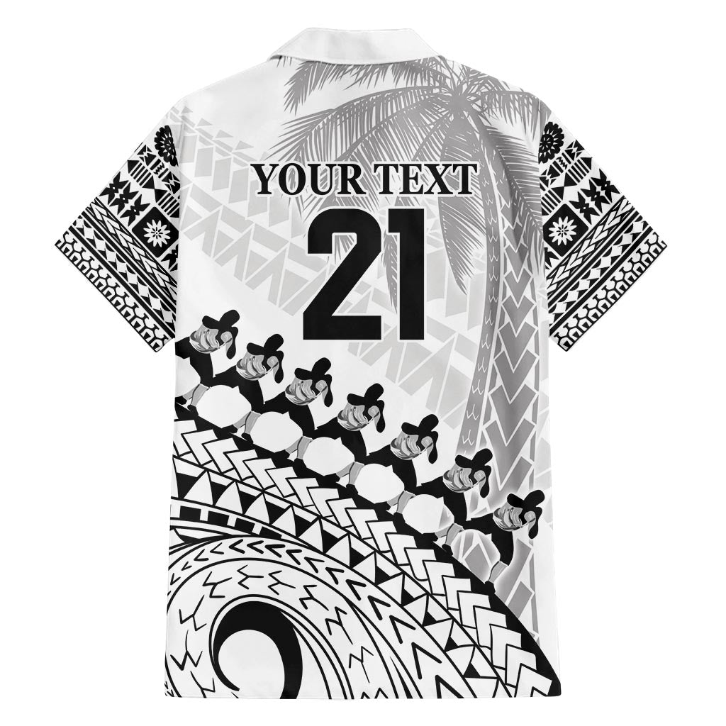 Custom Fiji Rugby Cibi Dance Family Matching Long Sleeve Bodycon Dress and Hawaiian Shirt Create History World Cup Sevens LT9 - Polynesian Pride