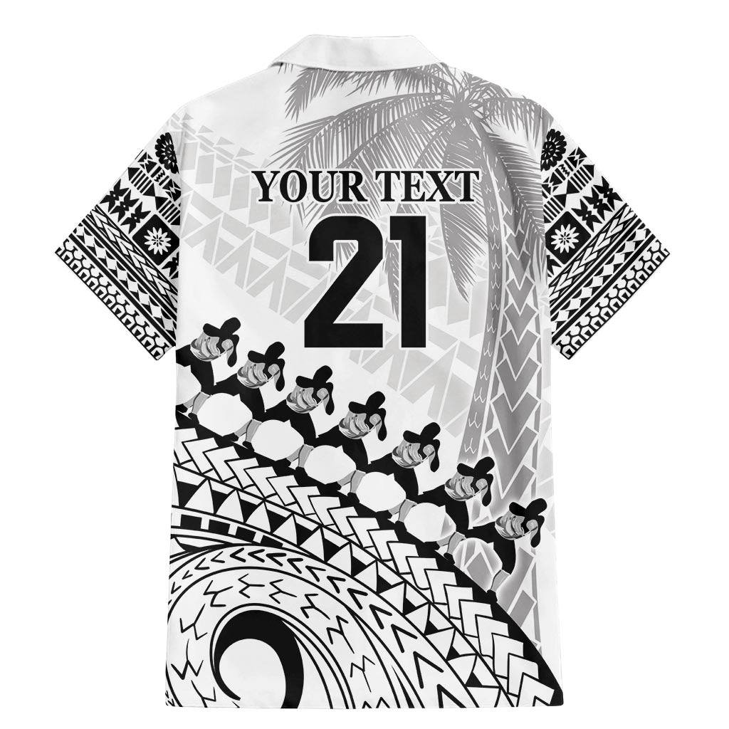 Custom Fiji Rugby Cibi Dance Family Matching Mermaid Dress and Hawaiian Shirt Create History World Cup Sevens LT9 - Polynesian Pride