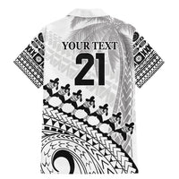 Custom Fiji Rugby Cibi Dance Family Matching Mermaid Dress and Hawaiian Shirt Create History World Cup Sevens LT9 - Polynesian Pride