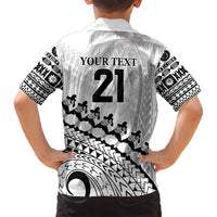 Custom Fiji Rugby Cibi Dance Family Matching Off Shoulder Maxi Dress and Hawaiian Shirt Create History World Cup Sevens LT9 - Polynesian Pride