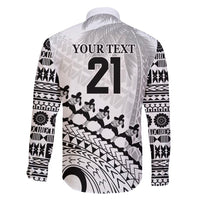 Custom Fiji Rugby Cibi Dance Family Matching Off Shoulder Maxi Dress and Hawaiian Shirt Create History World Cup Sevens LT9 - Polynesian Pride