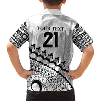 Custom Fiji Rugby Cibi Dance Family Matching Puletasi and Hawaiian Shirt Create History World Cup Sevens LT9 - Polynesian Pride