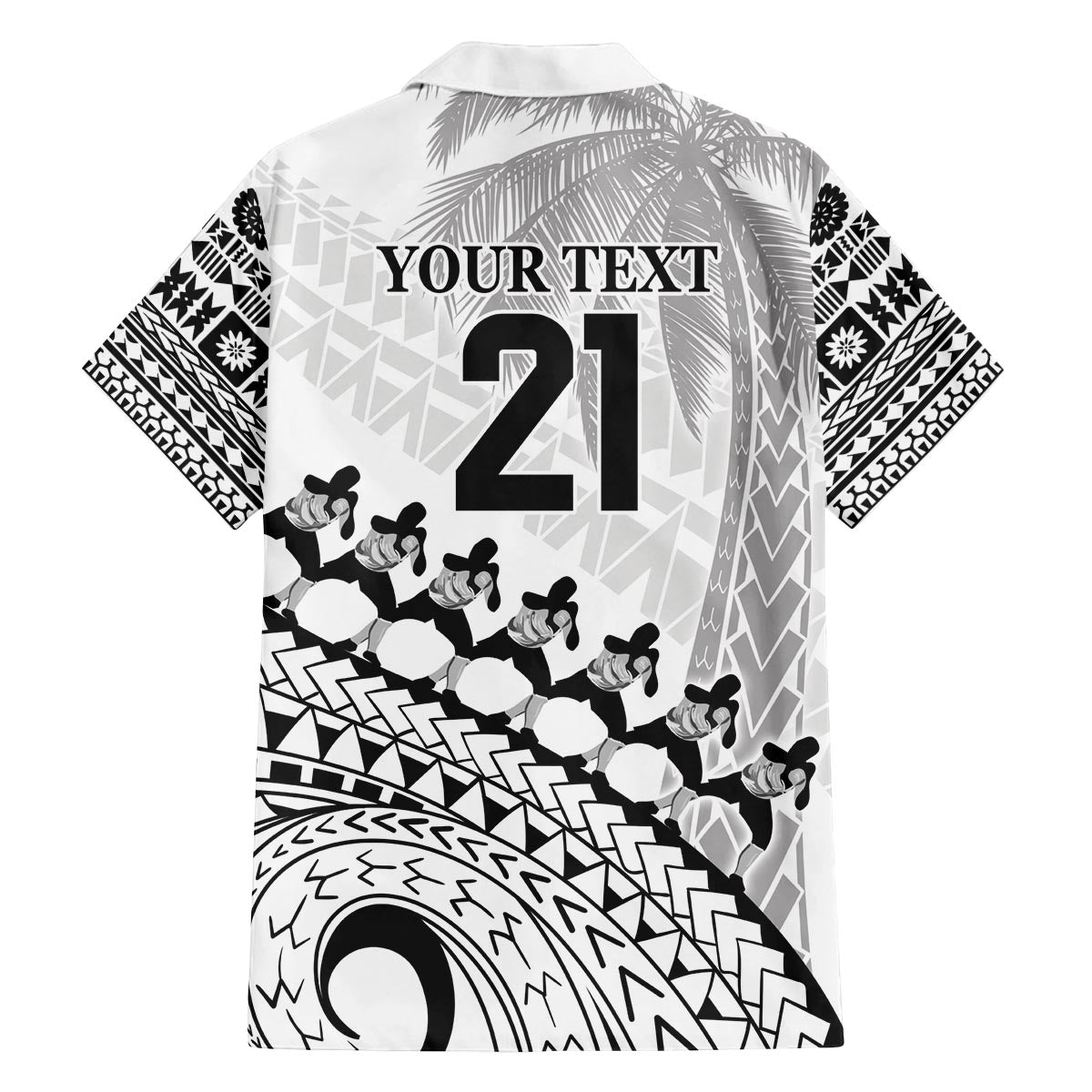 Custom Fiji Rugby Cibi Dance Family Matching Puletasi and Hawaiian Shirt Create History World Cup Sevens LT9 - Polynesian Pride