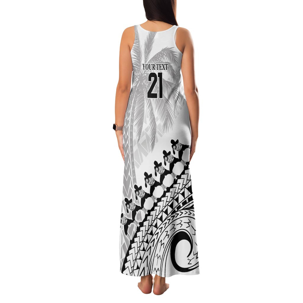 Custom Fiji Rugby Cibi Dance Family Matching Tank Maxi Dress and Hawaiian Shirt Create History World Cup Sevens LT9 - Polynesian Pride