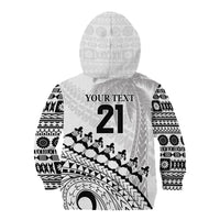Custom Fiji Rugby Cibi Dance Kid Hoodie Create History World Cup Sevens LT9 - Polynesian Pride