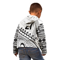 Custom Fiji Rugby Cibi Dance Kid Hoodie Create History World Cup Sevens LT9 - Polynesian Pride