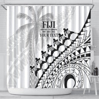 Custom Fiji Rugby Cibi Dance Shower Curtain Create History World Cup Sevens LT9 - Polynesian Pride