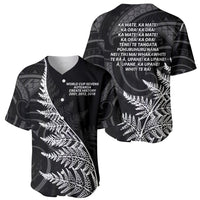 New Zealand Black Fern 7s Baseball Jersey History World Cup Sevens LT9 - Polynesian Pride