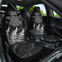 New Zealand Black Fern 7s Car Seat Cover History World Cup Sevens LT9 One Size Black - Polynesian Pride