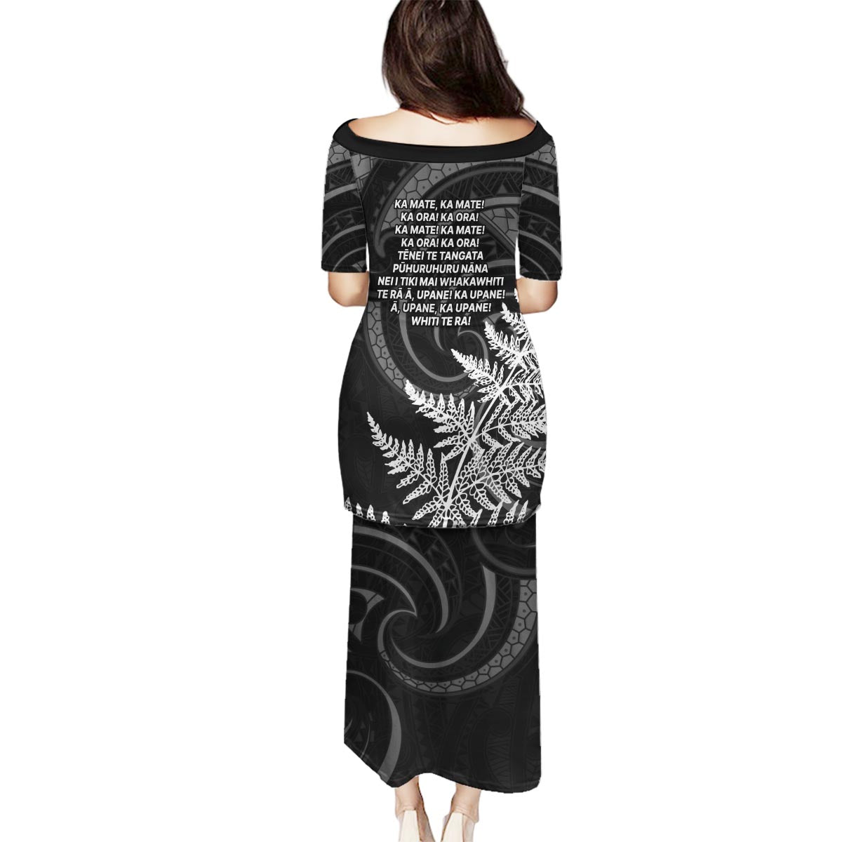 New Zealand Black Fern 7s Family Matching Puletasi and Hawaiian Shirt History World Cup Sevens LT9 - Polynesian Pride