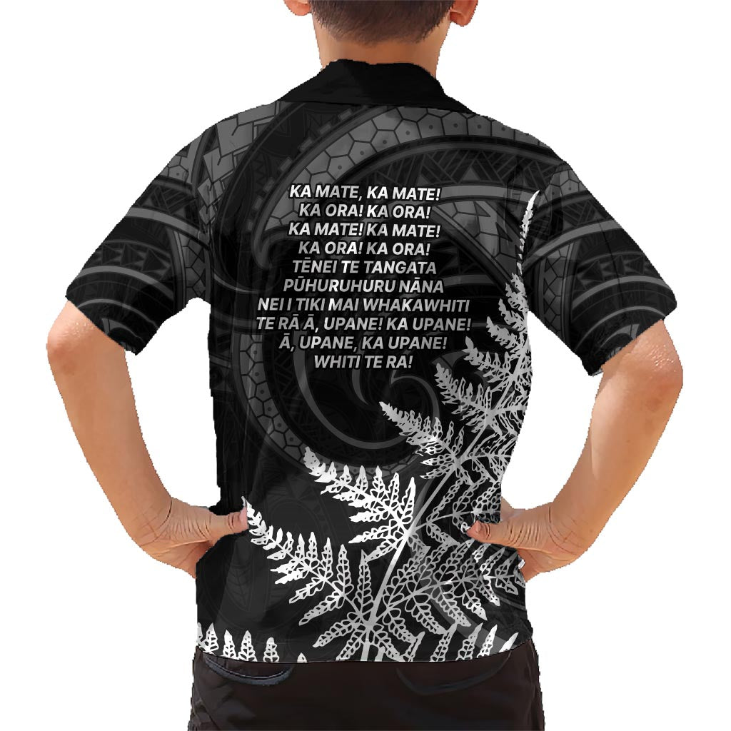 New Zealand Black Fern 7s Family Matching Short Sleeve Bodycon Dress and Hawaiian Shirt History World Cup Sevens LT9 - Polynesian Pride