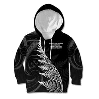 New Zealand Black Fern 7s Kid Hoodie History World Cup Sevens LT9 Hoodie Black - Polynesian Pride