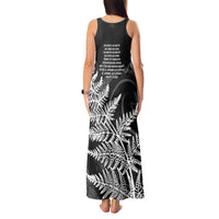 New Zealand Black Fern 7s Tank Maxi Dress History World Cup Sevens LT9 - Polynesian Pride