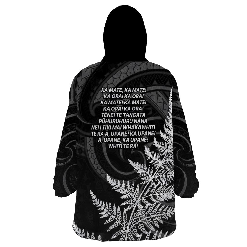 New Zealand Black Fern 7s Wearable Blanket Hoodie History World Cup Sevens LT9 - Polynesian Pride
