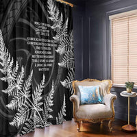 New Zealand Black Fern 7s Window Curtain History World Cup Sevens LT9 - Polynesian Pride