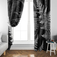 New Zealand Black Fern 7s Window Curtain History World Cup Sevens LT9 - Polynesian Pride