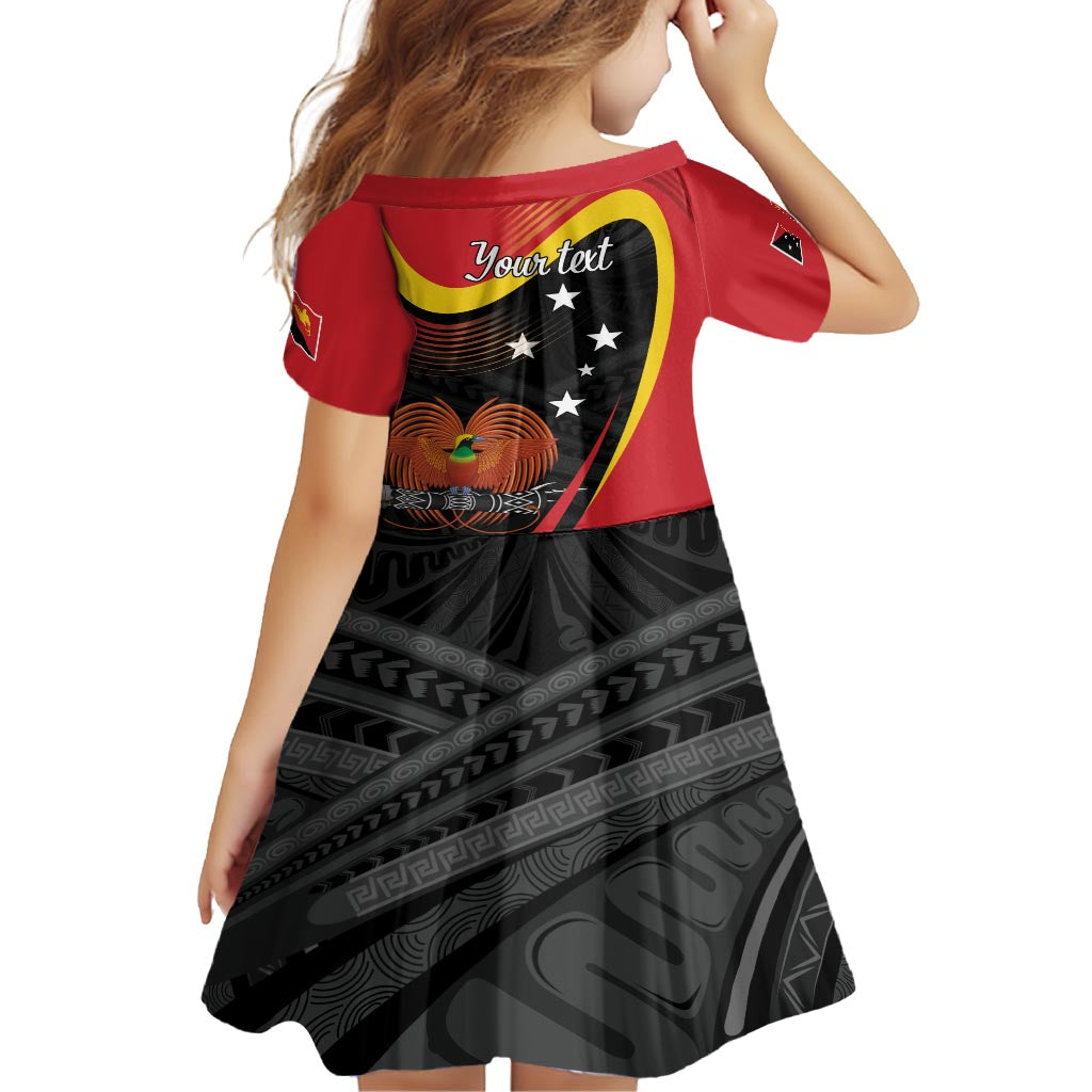 Personalised Papua Niugini Tok Pisin Wik Family Matching Long Sleeve Bodycon Dress and Hawaiian Shirt LT9 - Polynesian Pride
