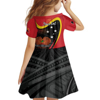 Personalised Papua Niugini Tok Pisin Wik Family Matching Off The Shoulder Long Sleeve Dress and Hawaiian Shirt LT9 - Polynesian Pride