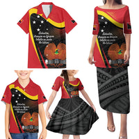 Personalised Papua Niugini Tok Pisin Wik Family Matching Puletasi and Hawaiian Shirt LT9 - Polynesian Pride